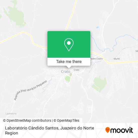 Mapa Laboratório Cândido Santos