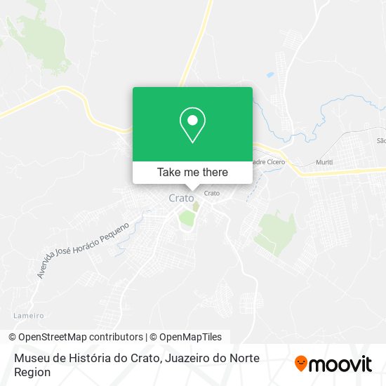 Museu de História do Crato map