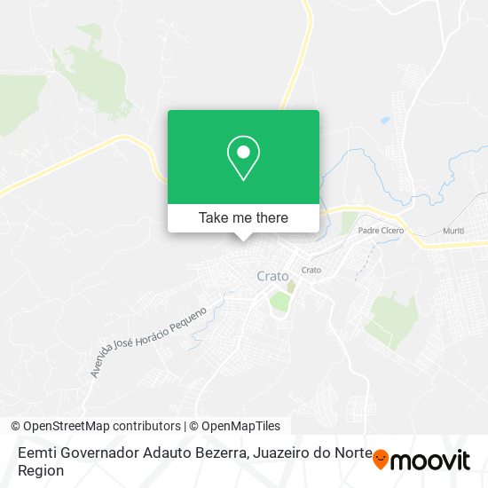 Mapa Eemti Governador Adauto Bezerra