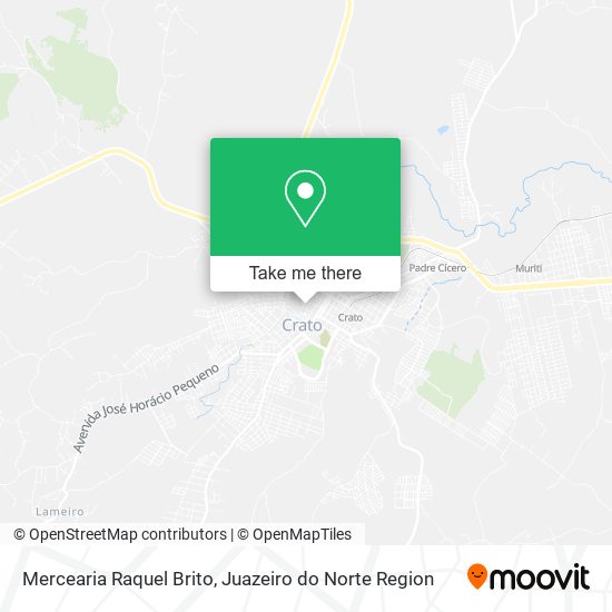 Mapa Mercearia Raquel Brito