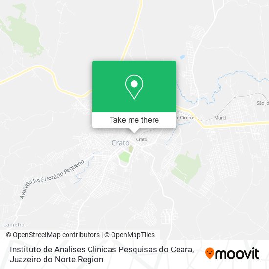 Mapa Instituto de Analises Clinicas Pesquisas do Ceara