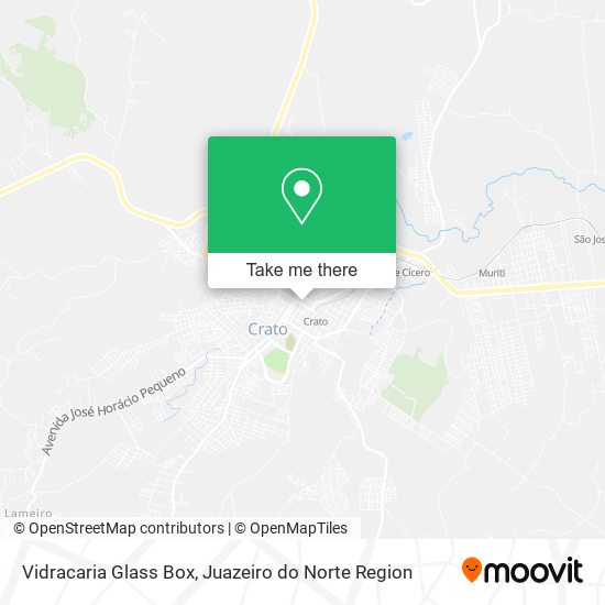 Mapa Vidracaria Glass Box
