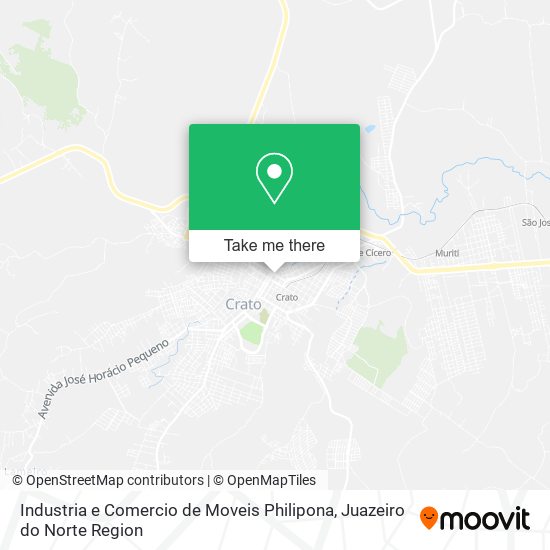 Mapa Industria e Comercio de Moveis Philipona