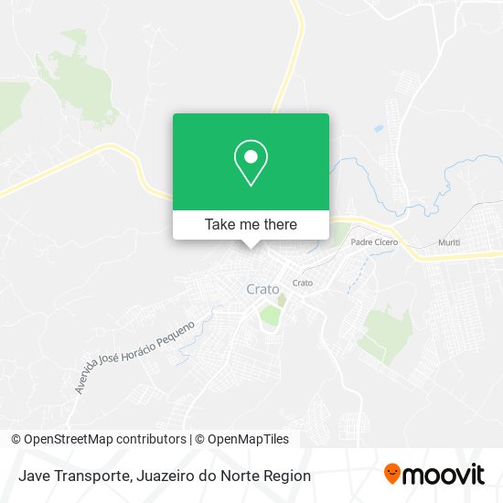 Jave Transporte map