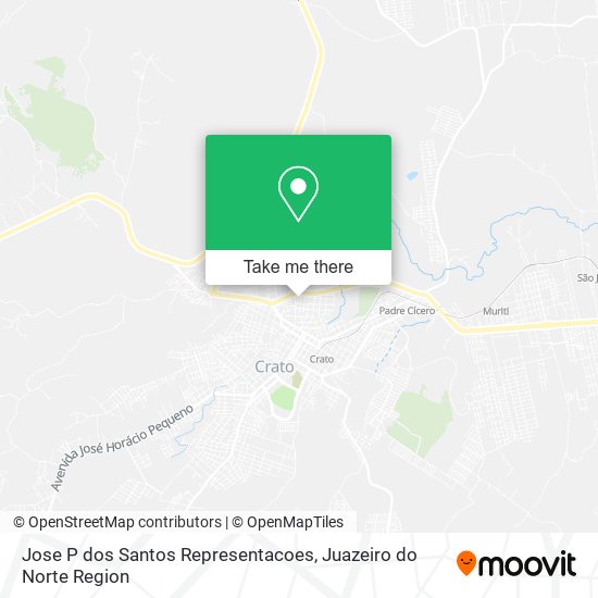 Mapa Jose P dos Santos Representacoes