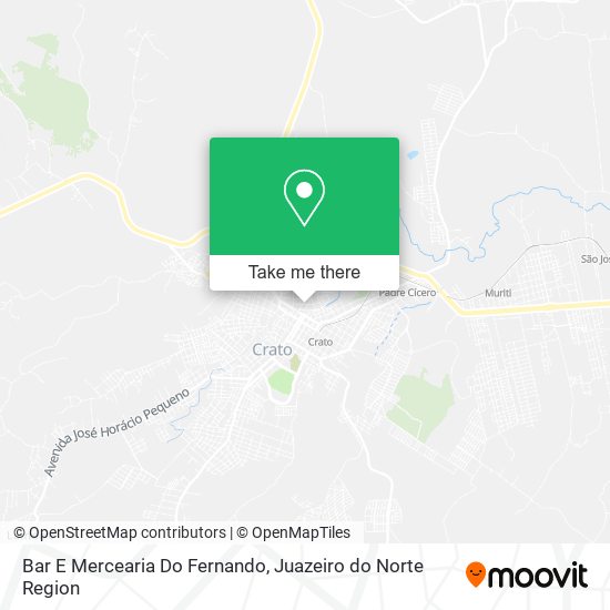 Mapa Bar E Mercearia Do Fernando
