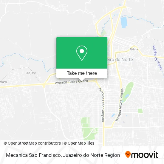 Mecanica Sao Francisco map
