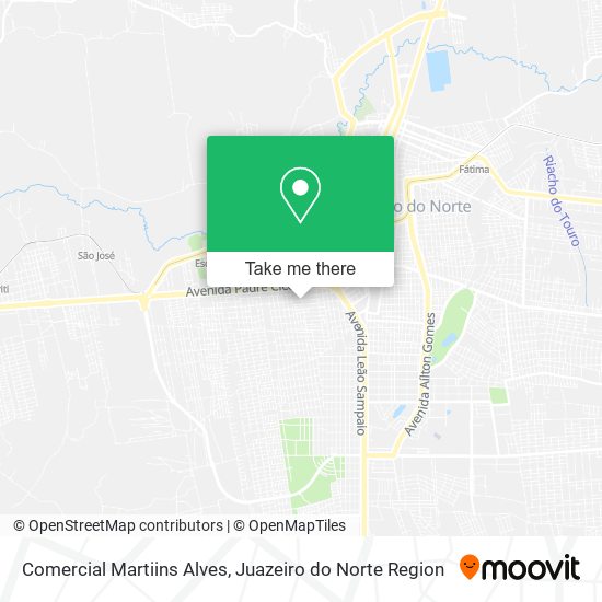 Mapa Comercial Martiins Alves