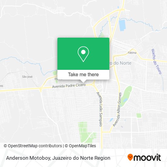 Mapa Anderson Motoboy