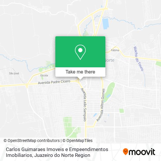 Mapa Carlos Guimaraes Imoveis e Empeendimentos Imobiliarios