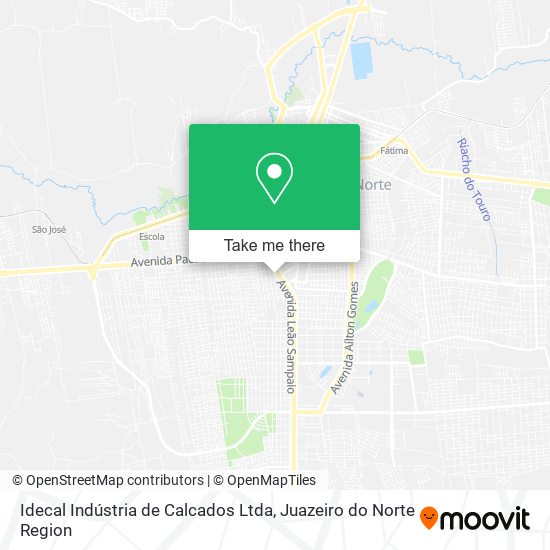 Mapa Idecal Indústria de Calcados Ltda