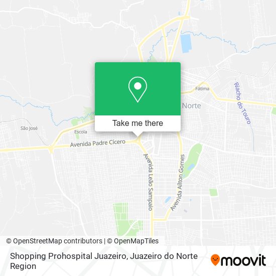 Shopping Prohospital Juazeiro map