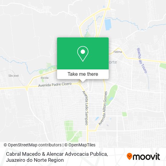 Mapa Cabral Macedo & Alencar Advocacia Publica