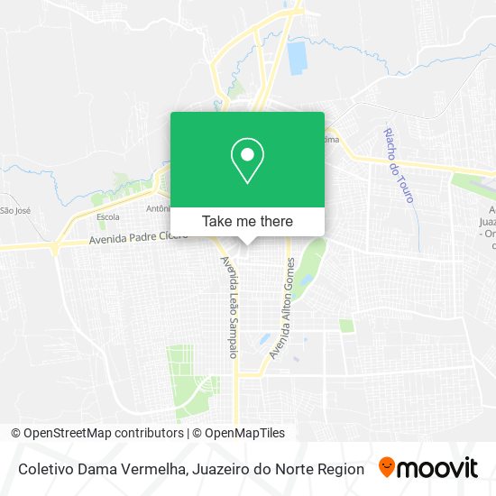 Coletivo Dama Vermelha map