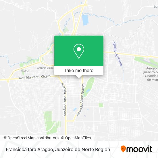 Mapa Francisca Iara Aragao