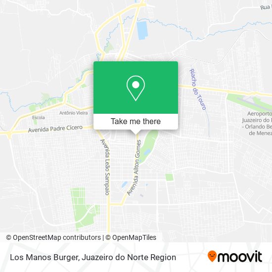 Mapa Los Manos Burger