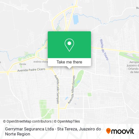 Mapa Gerrymar Seguranca Ltda - Sta Tereza