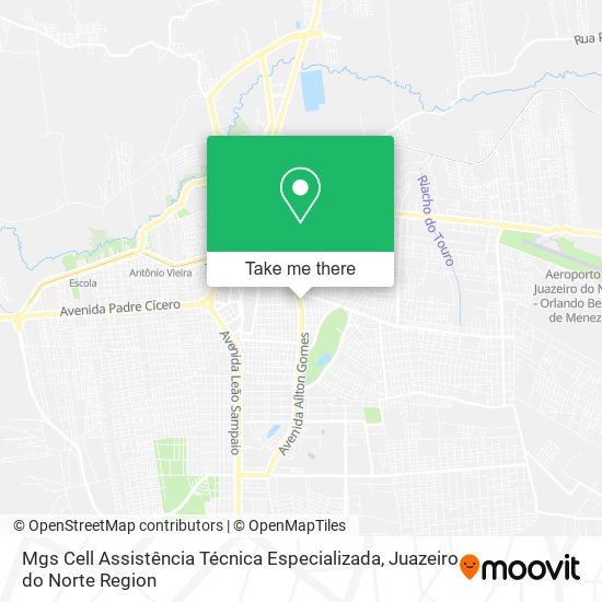 Mapa Mgs Cell Assistência Técnica Especializada