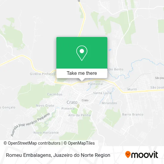 Romeu Embalagens map