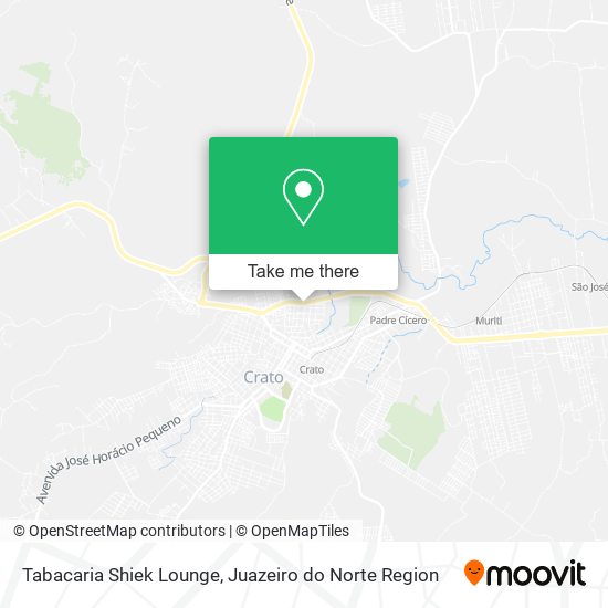 Mapa Tabacaria Shiek Lounge
