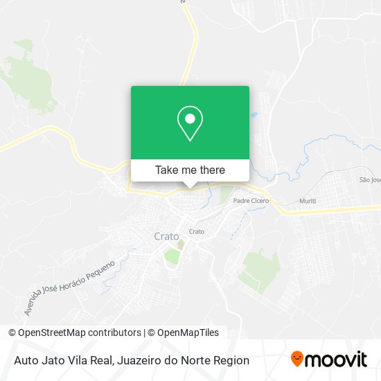 Mapa Auto Jato Vila Real