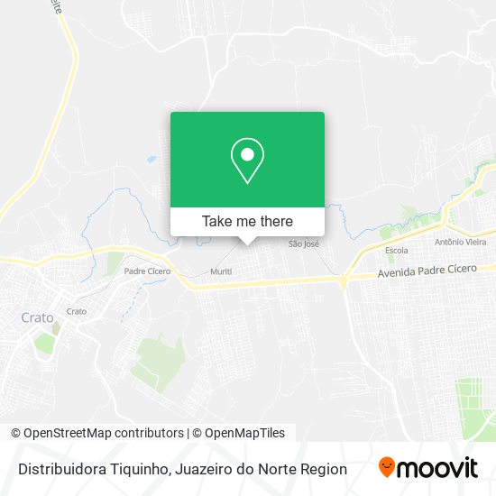 Distribuidora Tiquinho map