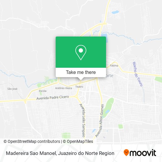 Madereira Sao Manoel map