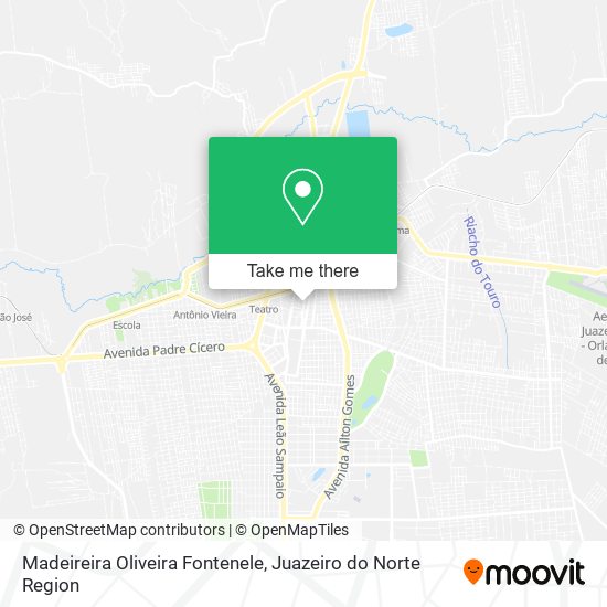 Mapa Madeireira Oliveira Fontenele