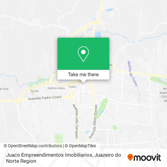 Mapa Juaco Empreendimentos Imobiliarios