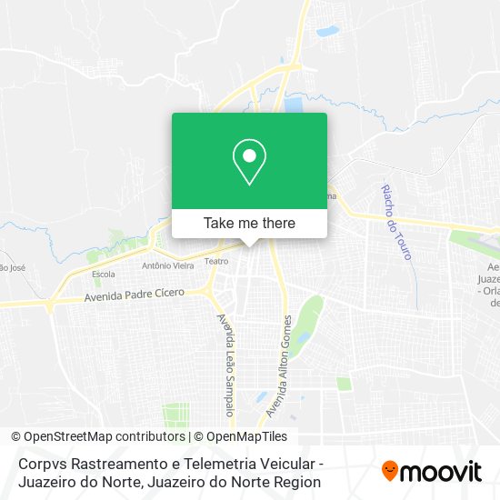 Corpvs Rastreamento e Telemetria Veicular - Juazeiro do Norte map