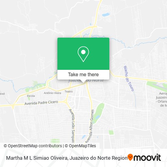 Martha M L Simiao Oliveira map