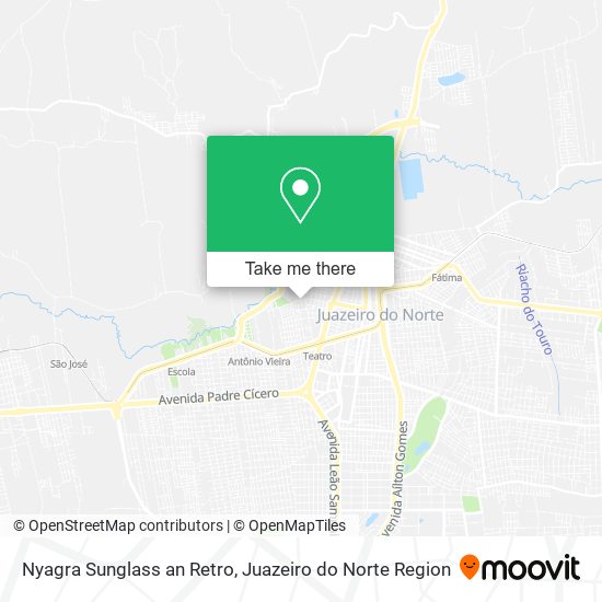 Mapa Nyagra Sunglass an Retro