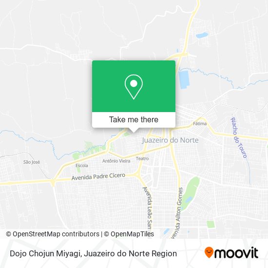 Dojo Chojun Miyagi map