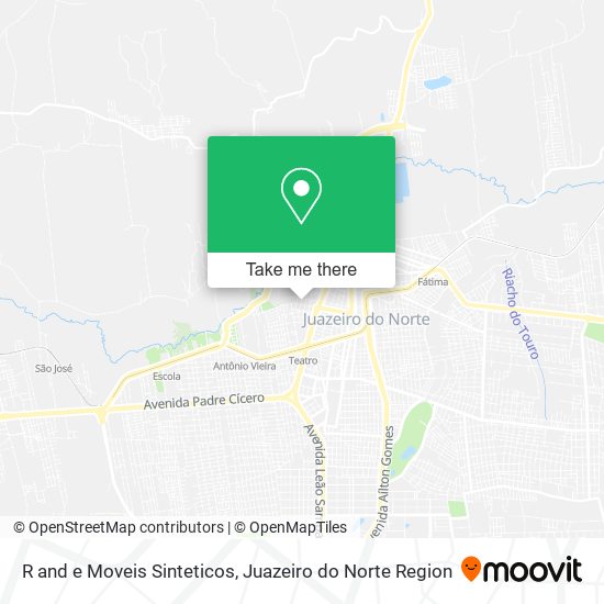 R and e Moveis Sinteticos map