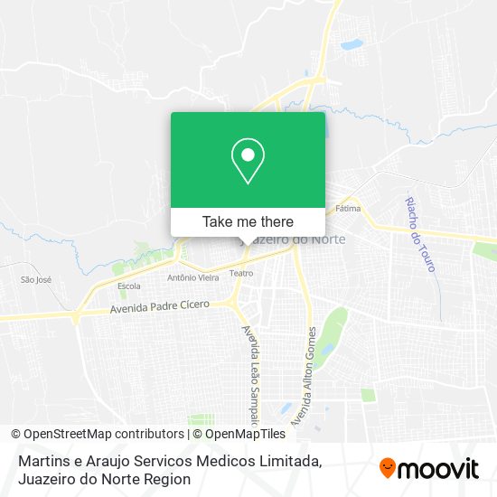 Martins e Araujo Servicos Medicos Limitada map