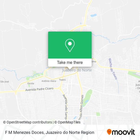 F M Menezes Doces map
