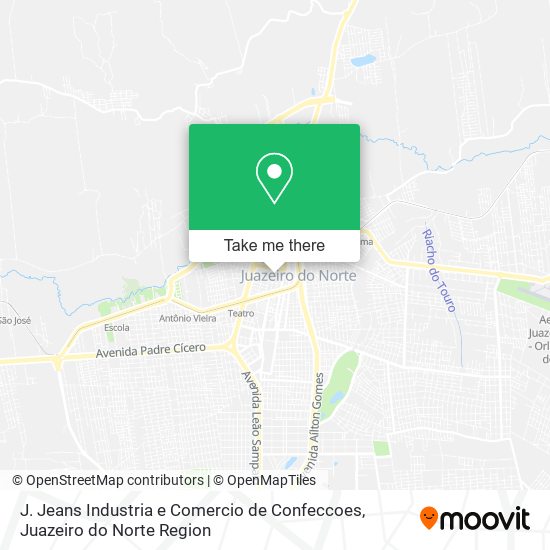 J. Jeans Industria e Comercio de Confeccoes map