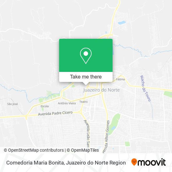 Comedoria Maria Bonita map
