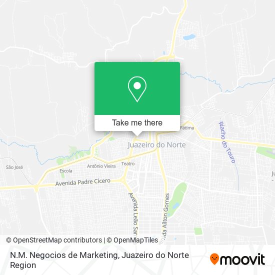 N.M. Negocios de Marketing map