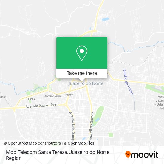 Mapa Mob Telecom Santa Tereza