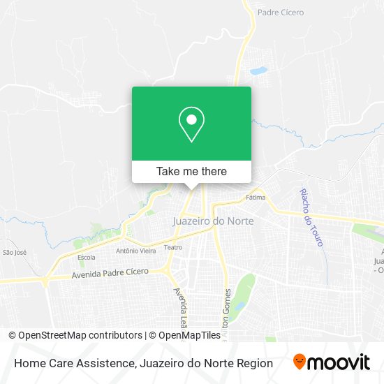 Home Care Assistence map
