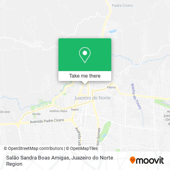 Mapa Salão Sandra Boas Amigas