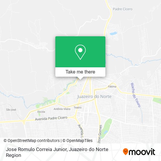 Mapa Jose Romulo Correia Junior