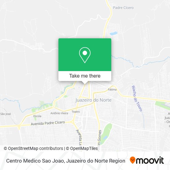 Centro Medico Sao Joao map