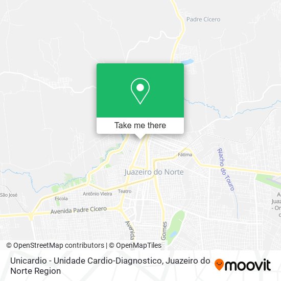 Mapa Unicardio - Unidade Cardio-Diagnostico