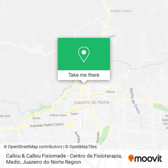 Mapa Callou & Callou Fisiomede - Centro de Fisioterapia, Medic