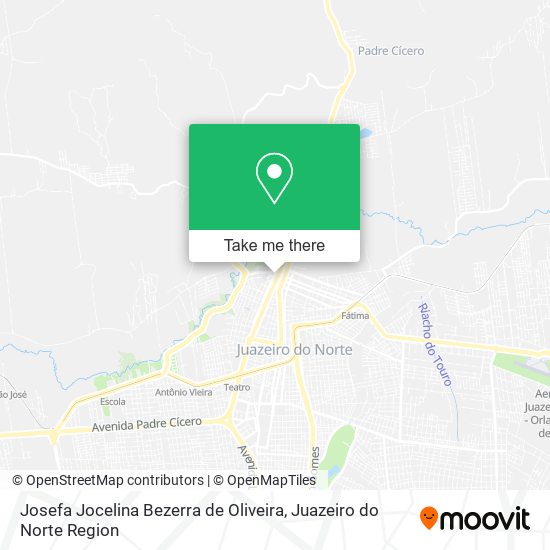 Josefa Jocelina Bezerra de Oliveira map