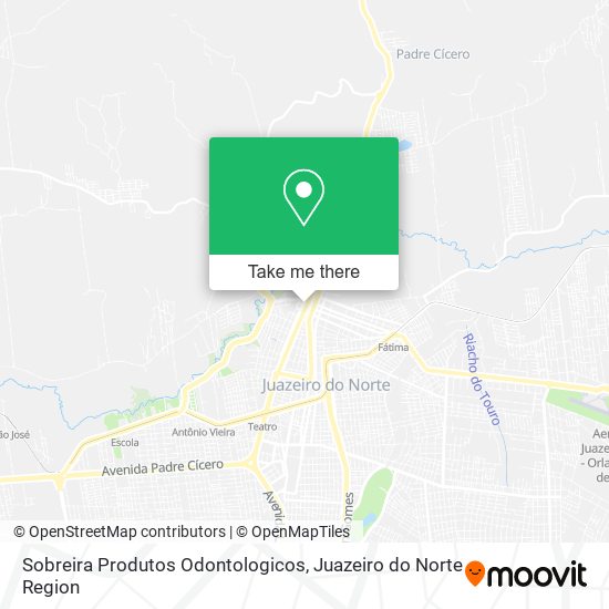 Sobreira Produtos Odontologicos map