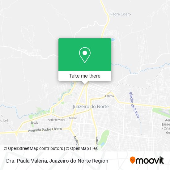 Dra. Paula Valéria map