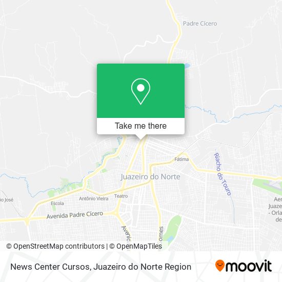 News Center Cursos map